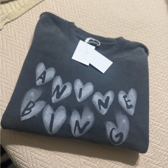 Anine Bing Spencer Sweatshirt Hearts - Picture 2 of 7
